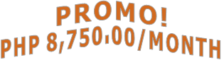 PROMO! PHP 8,750.00/MONTH